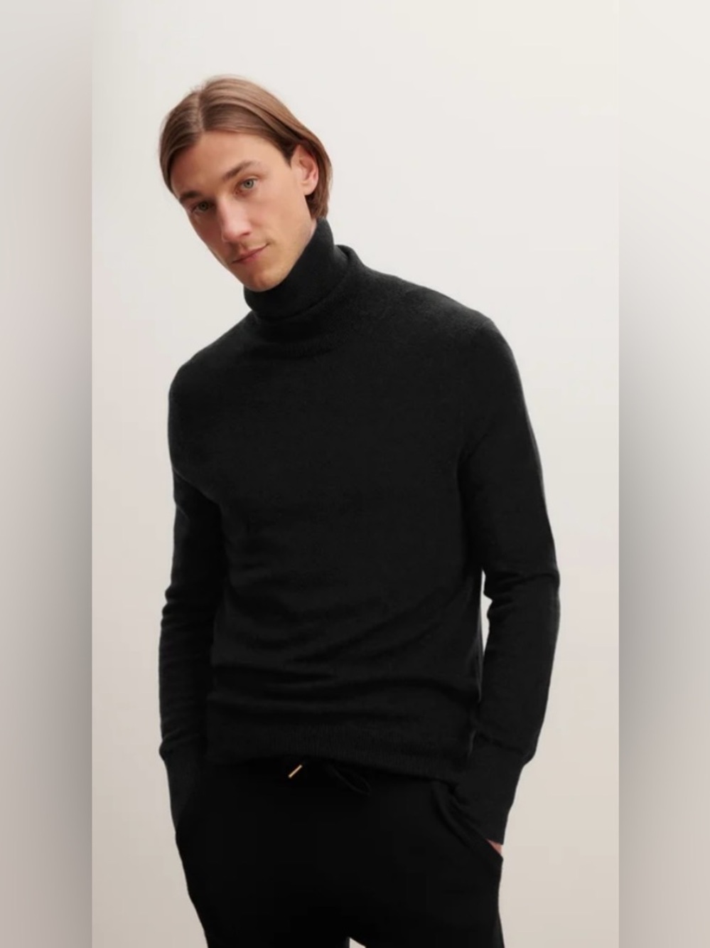 H&M Black Men's Turtleneck Sweater